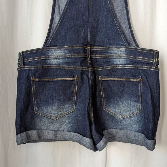 No Boundaries Denim Overalls Juniors Size Large - Picture 9 of 12